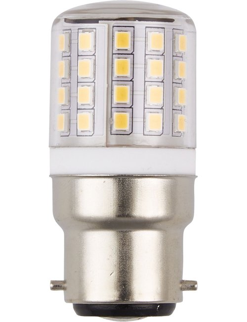 SPL LED Ba22d Tube T27x58mm 100-240V 550Lm 45W 3000K 830 360° AC/DC Clear Non-Dimmable 3000K Non-Dimmable - L229355530