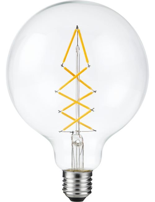 SPL LED E27 Filament Deco Globe G125x180mm 230V 500Lm 65W 2200K 922 360° AC Clear Dimmable 2200K Dimmable - LX024116609