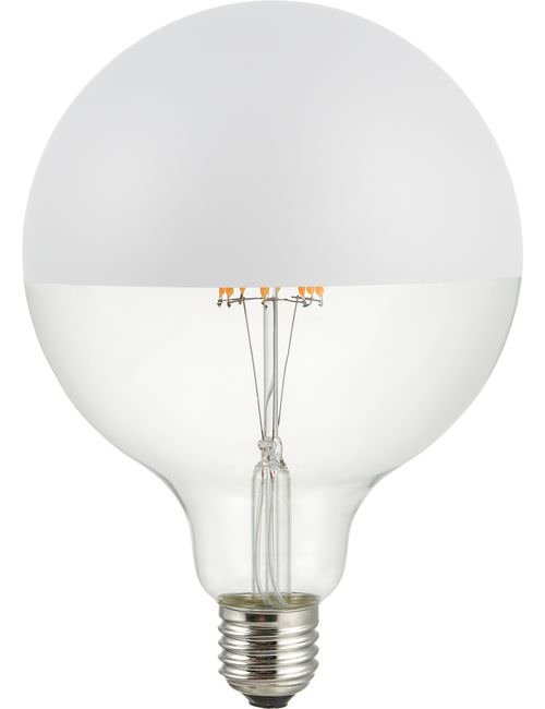SPL LED E27 Filament Globe Top Mirror G125x180mm 230V 550Lm 65W 2500K 925 360° AC White Dimmable 2500K Dimmable - LX023825832