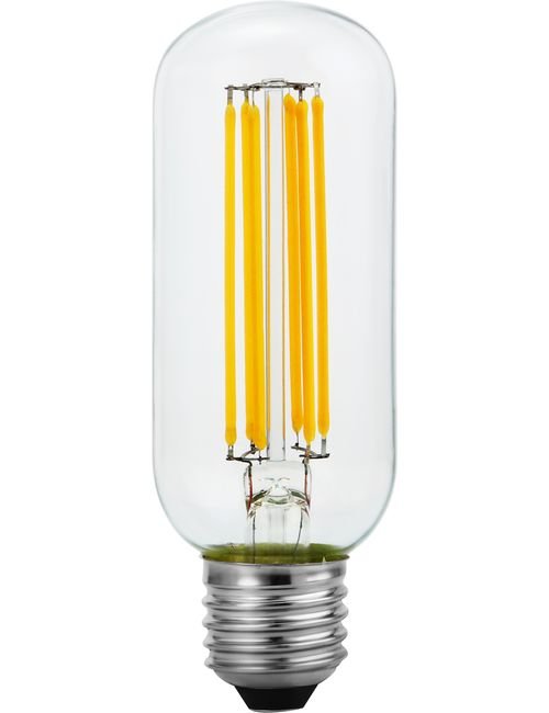 SPL LED E27 Filament Tube T45x130mm 230V 600Lm 65W 2500K 925 360° AC Clear Dimmable 2500K Dimmable - LX023833302