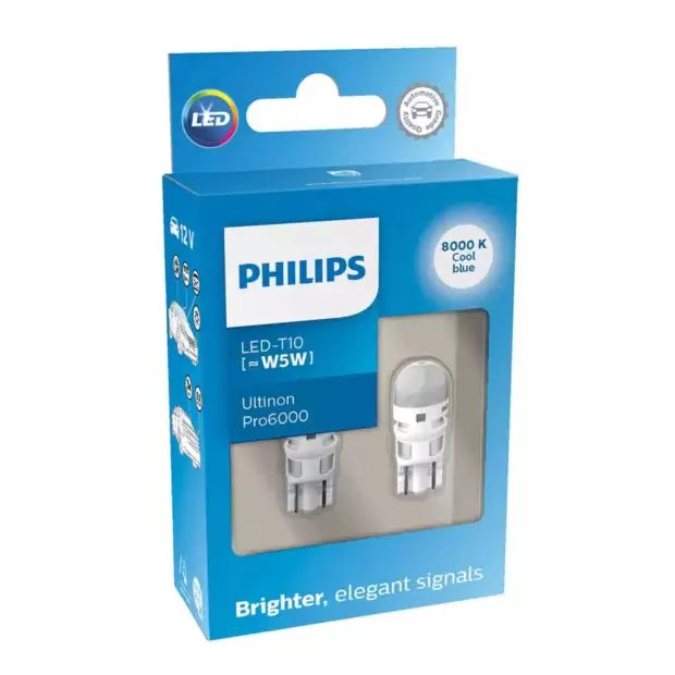 Philips 11961XU60X2    W5W (501) Side Light Bulbs