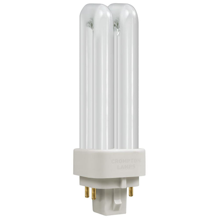 Crompton CLDE10SW - CFL Double Turn DE Type  Dimmable  10W  3500K  G24q-1 4-Pin