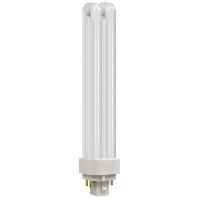 Crompton CLDE26SW - CFL Double Turn DE Type  Dimmable  26W  3500K  G24q-3 4-Pin