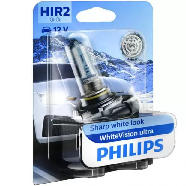 Philips 9012WVUB1 55W PX22d WhiteVision Ultra 2 Halogen Bulbs