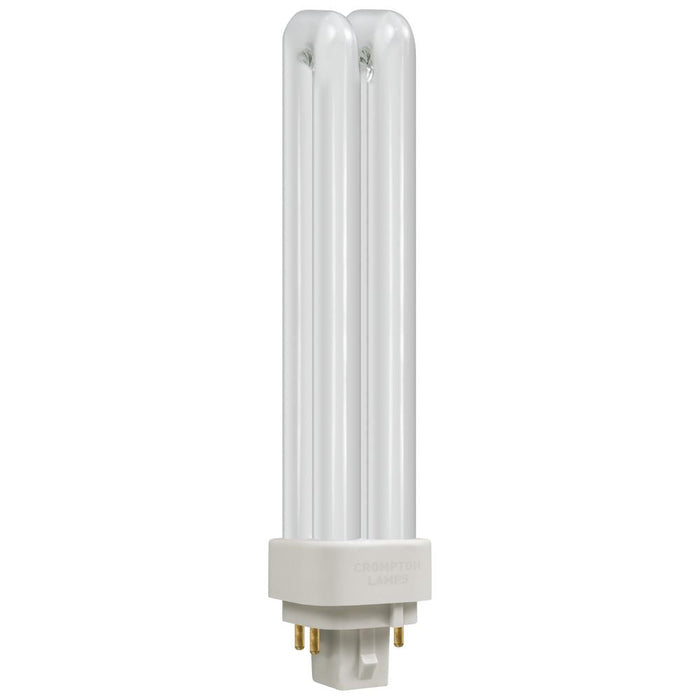 Crompton CLDE18SW - CFL Double Turn DE Type  Dimmable  18W  3500K  G24q-2 4-Pin