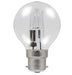 Casell GB18BC-H-CA - Golf Ball 18w Ba22d/BC 240v Clear Energy Saving Halogen Light Bulb Halogen Energy Savers Casell  - Casell Lighting